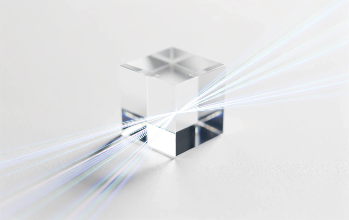 Optical clarity representing insight vision